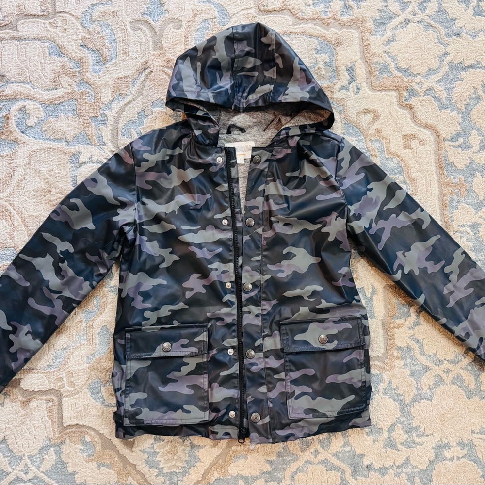 Gymboree Camouflage Raincoat fully lined